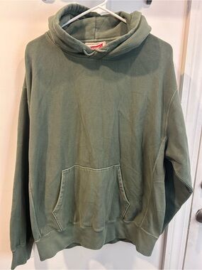 Madewell Olive Green Pullover Hoodie